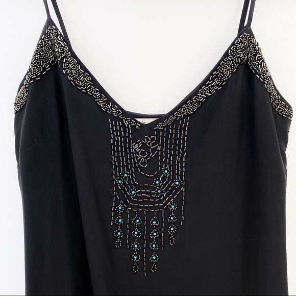 What comes around goes around black silk dress - Picture 3 of 8